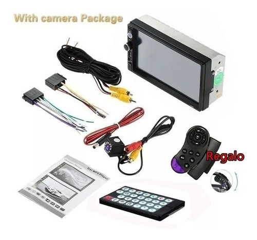 Autoestéreo 7010b Mirror Link Con Pantalla Táctil Bt Aux