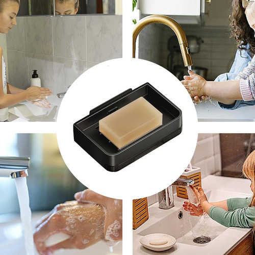 . Soporte De Pared Para Barra De Jabón, Plato Para Barra