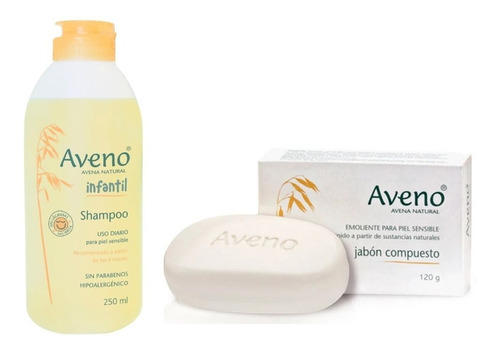 Combo Aveno Shampoo Infantil X 250ml + Jabon Aveno X 120gr