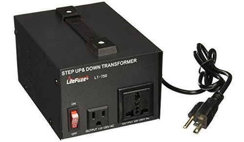 Litefuze Lt-750 750-watt Step Up   Down 110v