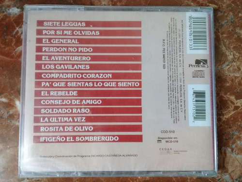 Pedro Infante Rancheras Y Corridos Cd Sellado De Fábrica 