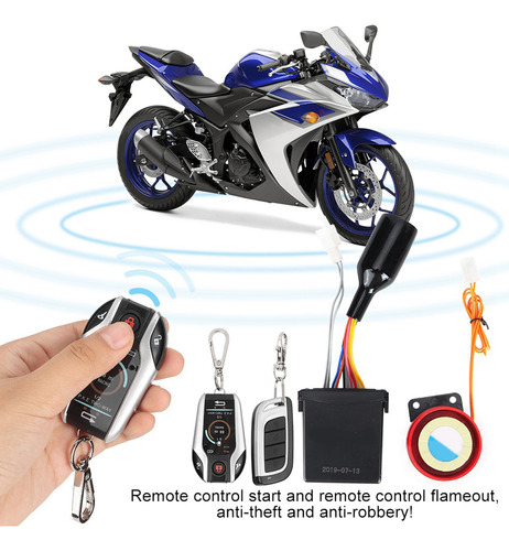 Alarma Remota De Motocicleta Para Sistema De Seguridad