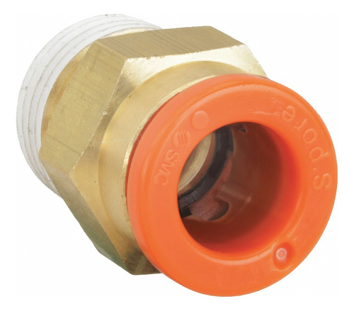 Conector Neumático Marca Smc Tamaño 6mm 1/4  Kq2h06-02