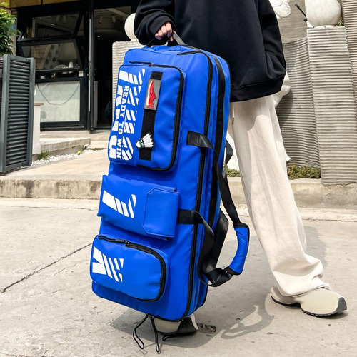 Bolsa De Bádminton, Bolsa De Lona, Bolsa Para Raqueta Azul