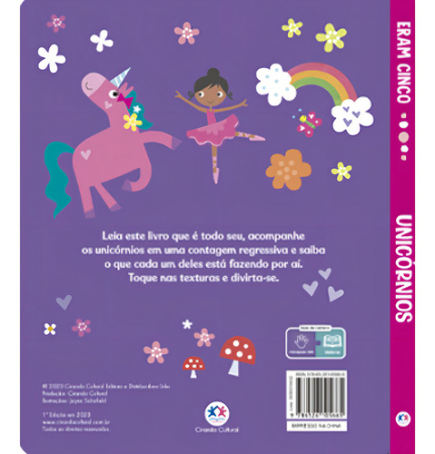 Livro Eram Cinco Por Elisângela Da Silva Edição 1 Unicórnios Ano 2024 Português Ciranda Cultural