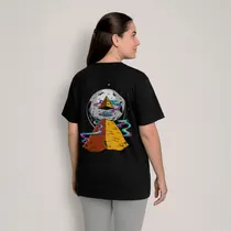 Comprar Remera Estampada Piramide Y Ovni Algodón Serigrafía Digital