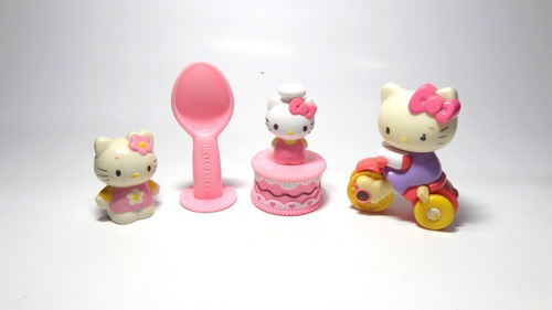 Kit Com 3 Miniaturas Hello Kitty Sanrio Lote05
