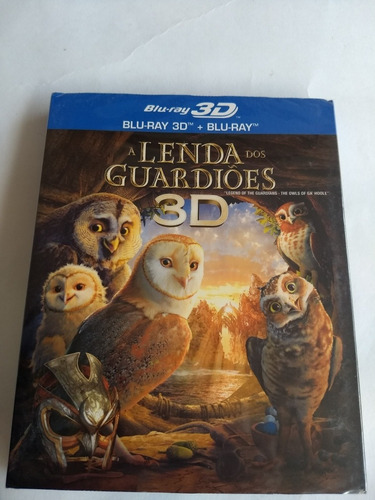 Blu-ray A Lenda Guardiões 3d+bd+a Origem Gurdiões 3d+bd