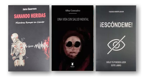 Sanando Heridas+una Vida Sin Salud Mental+escondeme, De Otro. Editorial Otra, Tapa Blanda En Español
