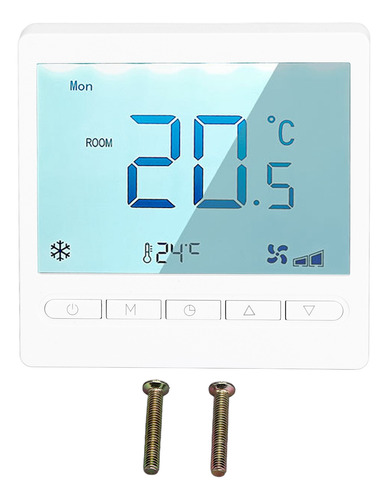 Termostato Lcd De Pantalla Grande Programable De Alta Precis