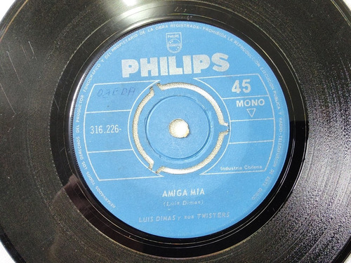 Vínilo Single De Luis Dimas Amiga Mía (w144
