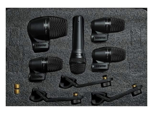 Kit De 5 Microfonos Para Bateria Shure Pgadrumkit5