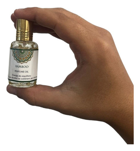 Óleo Perfumado Indiano Goloka Bambu 1 Com 10 Ml