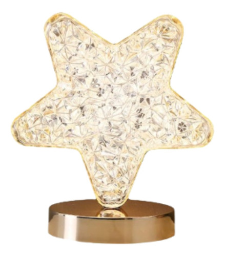 Lampara Decorativa De Cristal Estrella