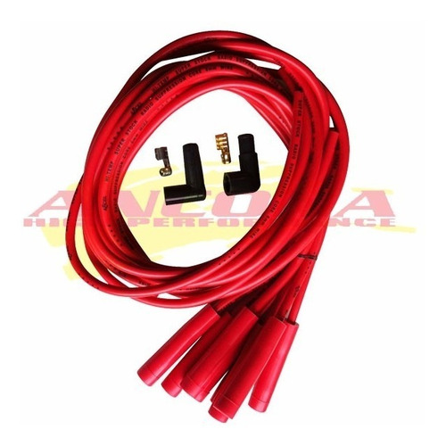 Jogo Cabo Vela Ignicao Accel 8.0mm Vermelho Gm Astra 1.8 2.0