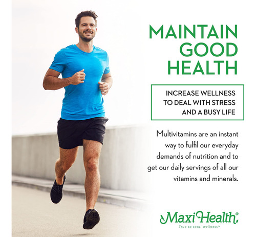Maxi Health Two Complete Multivitaminas 180 Cápsulas