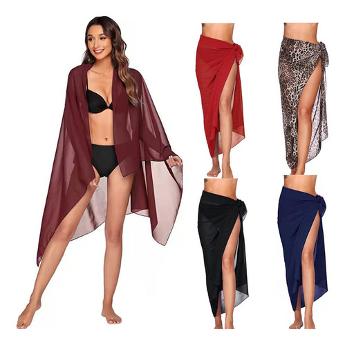 Pareo Playa  K-elewon Sarong Traje De Baño Encubrimiento Par