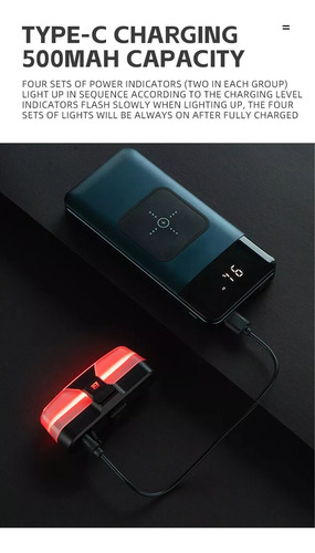 Luz Trasera Pará Bicicletas Rockbros Con Control De Cruce