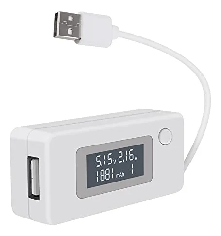 Medidor Usb De Voltaje/amperios, Multímetro, Prueba S, 2 Uni