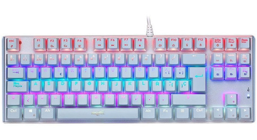 Teclado Mecanico Gamer Rgb De 88 Teclas Anti Ghosting Nisuta