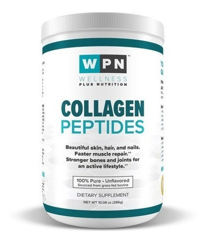Colágeno Hidrolizado Peptides 100% Wpn Sin Sabor X 300gr