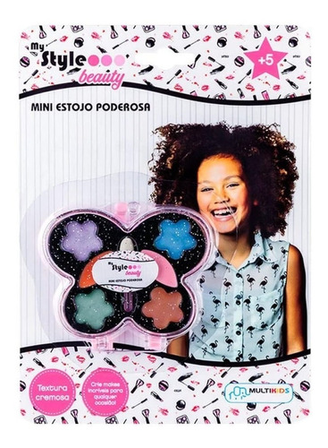 Estojo Maquiagem Infantil Mini Poderosa Blush Sombra Br1328