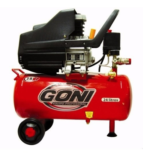 Compresor De Aire De 24 Lt Y 2hp Goni Gon930