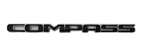 Emblema Compatible Con Jeep Compass Negro