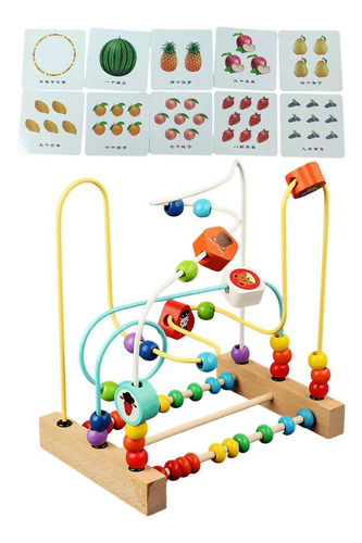 Bead Maze Roller Coaster Circle Toy Para Niños Pequeños