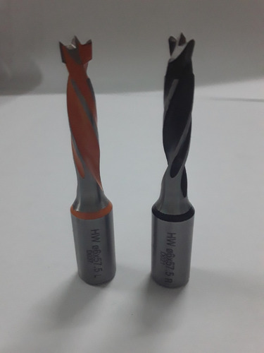 Imagen 6 de 10 de Mecha Fresa Madera Ciega No Pasante Derecha 5 Mm X70