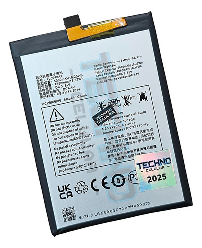 Bata Para Tcl 30e 6127a Tlp048a7 5000mah