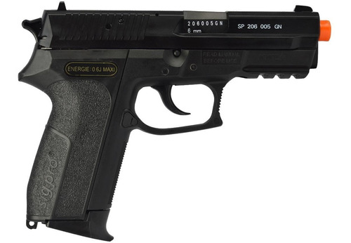 Pistola Airsoft Spring Sig Sauer Sp2022 + Case + Bbs Bb King