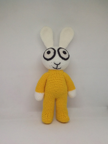 Peluche Gaspar Hermanito Del Conejo Simon Tejido Amigurumi 