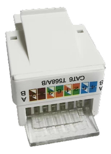 Modulo Jack Rj45 Keystone Pared Utp Guardapolvo Cat6