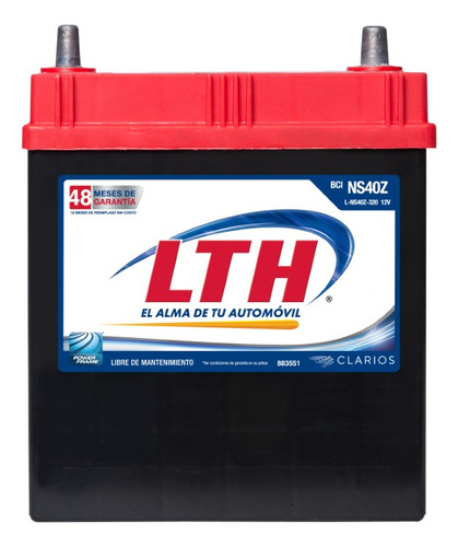 Pila De Carro Lth Modelo L-ns40z-320. Entrega En Naucalpan.
