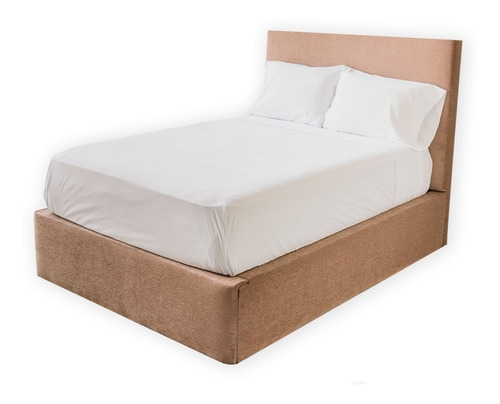 Juego De Sábanas | Queen Size | Taupe | Hotel Collection Color Blanco Diseño de la tela Liso