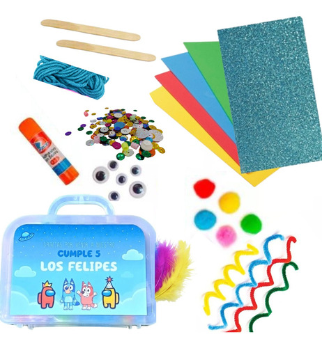 5 Valijitas Manualidades Kits De Arte Souvenirs 