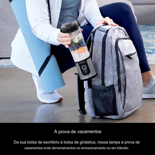 Ninja Blast Liquidificado Portátil Mini Sem Fio Recarregável