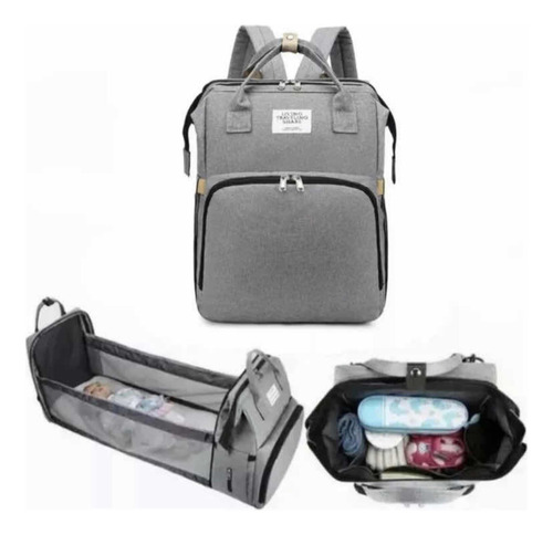 Mochila De Pañales De Bebé Con Cama Plegable Dormir