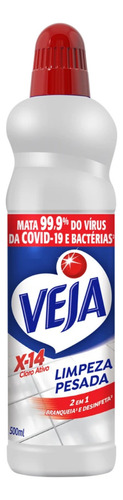 Limpador Limpeza Pesada X-14 Com Cloro Ativo 500ml Veja