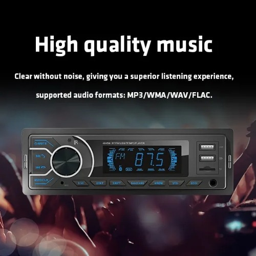 Radio Lcd Led Para Carro Reproductor Mp3