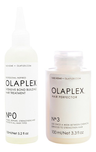 Olaplex Kit Reparador Intensivo Paso 0 Y 3 Pelo Dañado Local