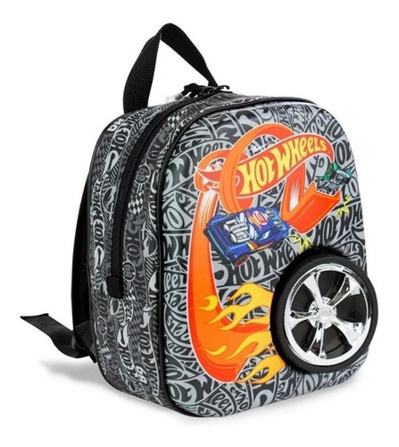 Imagem 5 de 6 de Lancheira 3d Hotwheels Dawgzilla Speed Azul Maxtoy Diplomata