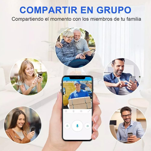 Campainhas Sem Fio Wifi Tuya Para Casa, Com Visão Noturna