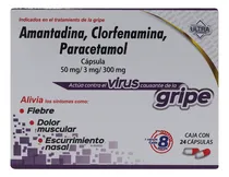 Comprar Antigripal Paracetamol Clorfenamina Dextrometorfano 24 Caps