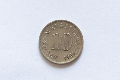Moneda - Malasia - Colección - Numismática - Ringgit - 1981