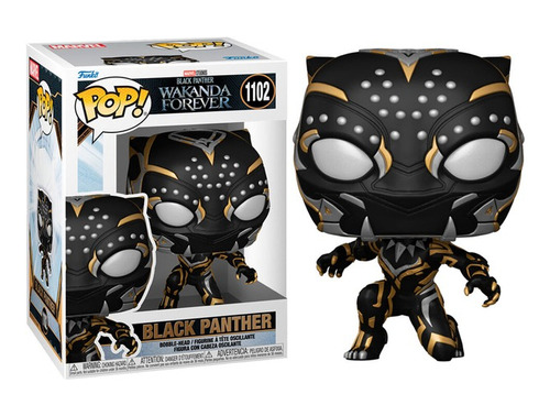 Funko Pop Black Panther #1102 Wakanda Forever Figura Juguete