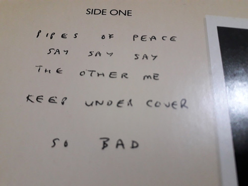 Lp Paul Mccartney Pipes Of Peace Michael Jackson (Usado)