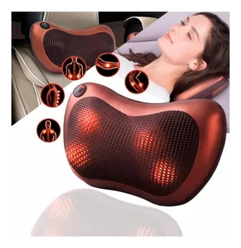 Masajeador Eléctrico Almohada Cojín Lumbar Cuello Piernas