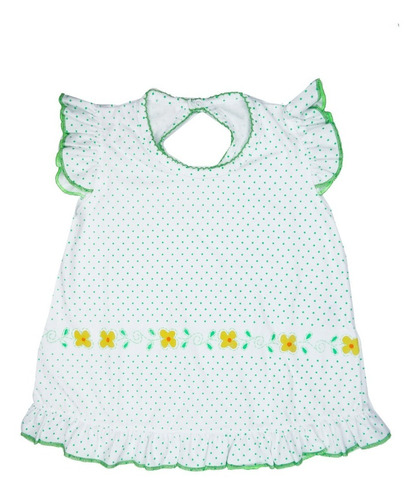 Vestido Para Bebe Niña Cinta De Puntos Creaciones J D